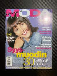 Moda 1998 nr Syksy 3, Syysmuodin 30 parasta mallia, sisältää kaava-arkin