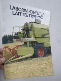 Laborin koneet ja laitteet 1976-1977 -tuoteluettelo