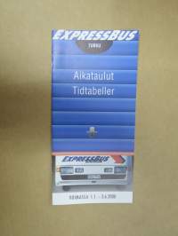 ExpressBus (Turku) Aikataulut 1.1.-3.6.2000