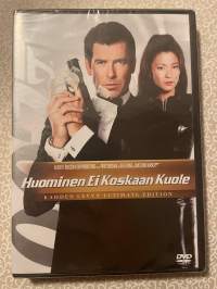 007 James Bond Pierce Brosnan Huominen ei koskaan kuole (Tomorrow never dies) kahden levyn Ultimate edition DVD -avaamaton pakkaus