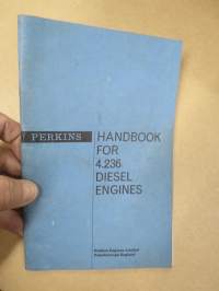 Perkins 4.236 Diesel Engines Handbook -käyttöohjekirja, englanninkielinen