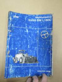 Volvo BM L180C kauhakuormaaja -käytttöohjekirja