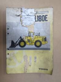 Volvo BM L150E & L180E kauhakuormaaja -käytttöohjekirja