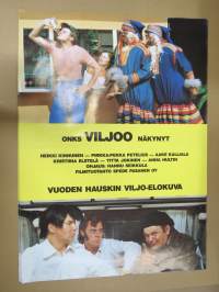 Onks Viljoo näkynyt -elokuvajuliste, Heikki Kinnunen, Aake Kalliala, Kristiina Elstelä, Titta Jokinen