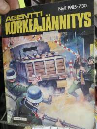 Agentti korkeajännitys 1985 nr 11 - Musta varjo ja Rakettivakoojat