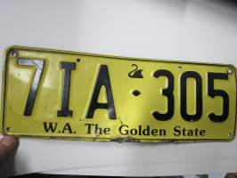 Western Australia 7IA-305 - W.A. The Golden State -rekisterikilpi