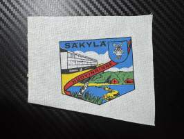 Säkylä huovirinne -kangasmerkki / matkailumerkki / hihamerkki / badge -leikkaamaton