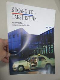 Recaro TC - taksi-istuin -myyntiesite