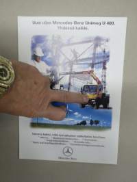 Mercedes-Benz / Unimog U 300 - U 400 -myyntiesite / brochure