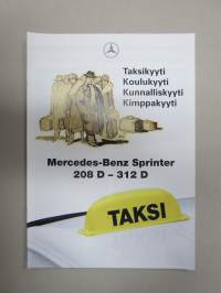 Mercedes-Benz Sprinter 208 D- 312 D Taxi -myyntiesite / brochure