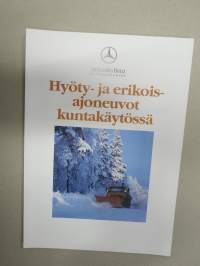 Mercedes-Benz hyöty- ja erikoisajoneuvot kuntakäytössä -myyntiesite / brochure