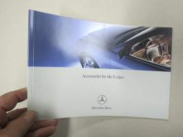 Mercedes-Benz - Accessories for the S-Class (11/00) -myyntiesite, lisävarusteet
