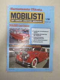 Mobilisti 1984 nr 1 -Lehti vanhojen autojen harrastajille