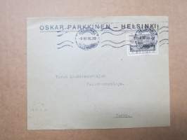 Oskar Parkkinen, Helsinki -kirje