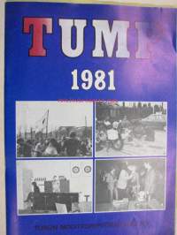 TUMP 1981 Turun Moottoripyöräilijät ry -vuosijulkaisu