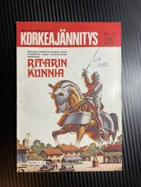 Korkeajännitys 1981 nr 22 Ritarin kunnia