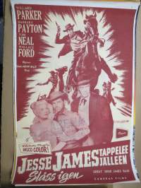 Jesse James tappelee jälleen / slåss igen -elokuvajuliste / movie poster