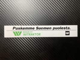 Puskemme suomen puolesta tarra