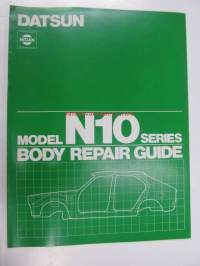 Datsun Model N10 series Body Repair Guide -korjaamokirja