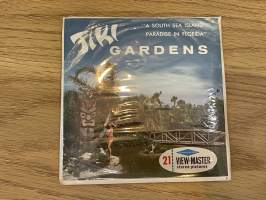 View-Master - Reel 1 A9741 Exotic Tiki Gardens, Reel 2 A9672 Water Ski Sho, Reel 2 A9742 Exotic Tiki Gardens & Reel 3 A9743 Tiki Gardens -Kuvakiekko
