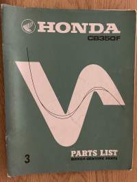 Honda CB350F 1972 -käyttöohjekirja