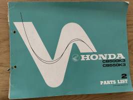 Honda CB500K3, CB550K3 1976 -käyttöohjekirja