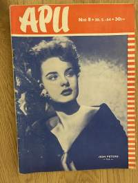 Apu 1954 nr 8 - Sis. Matti Jämsä: 12 Tuntia lehden myyjänä, David J. Murphy: Ympäri käydään - Yhteen tullaan!, ym.