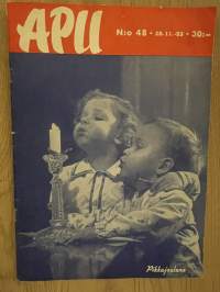 Apu 1953 nr 48 -Sis. Matti Jämsä: Viimeiset hetket, Peter Fisher: Kirjoitettu hiekkaan, ym.