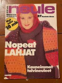 Eeva neule 1985 nr 8, katso sisältö kuvista tarkemmin.