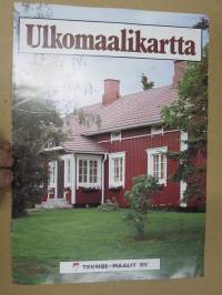 Panu ulkomaalikartta 1984 -värikartta / colour chart