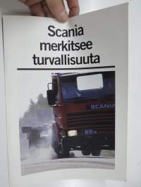 Scania merkitsee turvallisuutta -myyntiesite