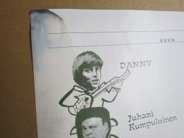 Noin seitsemän veljestä -elokuvajuliste, Filmituotanto Spede Pasanen, osissa mm. Danny, Vesa-Matti Loiri, Veikko Sinisalo, Simo Salminen, ym. HUOMAA VAURIOT