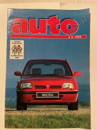 Auto uutiset 1993 nr 2 -Nissan asiakaslehti (Nissan, Chrysler), Nissan mallisto 1993