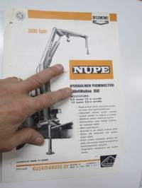 Nummi Pikku Nupe hydraulinen puominosturi 360 astetta -myyntiesite