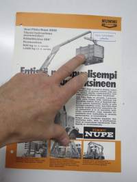 Nummi Pikku Nupe 3000 hydraulinen puominosturi 390 astetta -myyntiesite