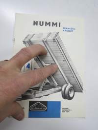 Nummi traktorivaunut 3, 4, 5 tonnia -myyntiesite