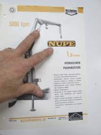 Nummi Nupe 1.5 ton hydraulinen puominosturi -myyntiesite