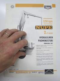 Nummi Nupe 2.5 ton hydraulinen puominosturi -myyntiesite