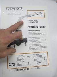Nummi Ässä 5250 hydraulinen puominosturi jatkopuomilla -myyntiesite
