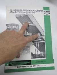 Nummi taaksekaatokipit mallit 132-4 ja 152-5 / kehtokipit -myyntiesite