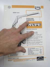 Nummi Nupe Ässä 5250 hydraulinen puominosturi jatkopuomilla -myyntiesite