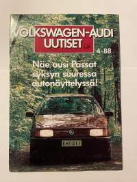 Volkswagen-Audi uutiset 1988 nr 4 -asiakaslehti
