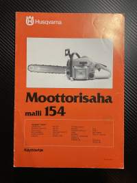 Husqvarna moottorisaha 154 -käyttöohje