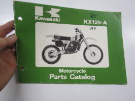Kawasaki 125-A Parts Catalogue -varaosaluettelo