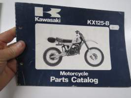 Kawasaki KX125-B For European Market Parts Catalogue -varaosaluettelo