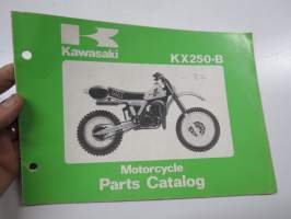 Kawasaki KX250-B For European Market Parts Catalogue -varaosaluettelo