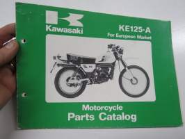 Kawasaki KE125-A9 / A10 For European Market Parts Catalogue -varaosaluettelo