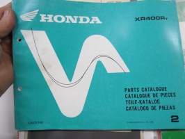 Honda XR400RT Parts List -varaosaluettelo