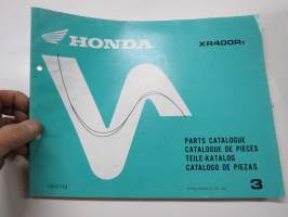 Honda XR400RT Parts List -varaosaluettelo