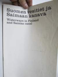 Suomen vesitiet ja Saimaan kanava - Waterways in Finland and Saimaa canal (summary in english), 1960-luvun puolivälin tilanteen esittelyä ja suunnitelmat